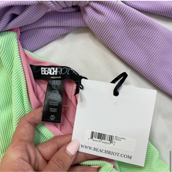 Beach Riot pastel Carlie one piece swimsuit - Picture 6 of 6